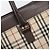 Borsa a mano BURBERRY Nova Check Canvas Beige Silver Auth 199509A Argento - vista 17
