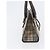 Borsa a mano BURBERRY Nova Check Canvas Beige Silver Auth 199509A Argento - vista 4