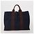 Hermès Borsa HERMES Fourre Tout in cotone, set da 3, Navy Gray, Auth BA15471 Marrone Blu navy - vista 3