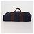 Hermès Borsa HERMES Fourre Tout in cotone, set da 3, Navy Gray, Auth BA15471 Marrone Blu navy - vista 7