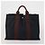 Hermès Borsa HERMES Fourre Tout in cotone, set da 3, Navy Gray, Auth BA15471 Marrone Blu navy - vista 9