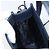 Borsa North South Christian Dior in pelle 2way Navy Silver Auth 198600M Argento Blu navy - vista 21