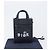 Borsa North South Christian Dior in pelle 2way Navy Silver Auth 198600M Argento Blu navy - vista 26