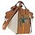 LOEWE KEN PRICE Hammock Small Hand Bag Canvas 2way Beige Silver Auth 199036SAM Argento