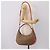 Borsa a tracolla Coach Signature PVC 2way Beige Silver Auth ki6777A Argento - vista 26