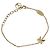 LOUIS VUITTON LV&ME K GP Bracelet Metal Gold Tone M67168 LV Auth BA15461V