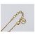 LOUIS VUITTON LV&ME K GP Bracelet Metal Gold Tone M67168 LV Auth BA15461V - vue 6