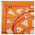 Hermès HERMES Carré 90 Seidentuch "CARNETS DE BAL" Orange Auth am12466M - Ansicht 14