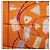 Hermès HERMES Carré 90 Seidentuch "CARNETS DE BAL" Orange Auth am12466M - Ansicht 17