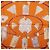 Hermès HERMES Carré 90 Seidentuch "CARNETS DE BAL" Orange Auth am12466M - Ansicht 18