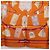 Hermès HERMES Carré 90 Seidentuch "CARNETS DE BAL" Orange Auth am12466M - Ansicht 21