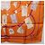 Hermès HERMES Carré 90 Seidentuch "CARNETS DE BAL" Orange Auth am12466M - Ansicht 22