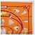 Hermès HERMES Carré 90 Seidentuch "CARNETS DE BAL" Orange Auth am12466M - Ansicht 4