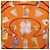 Hermès HERMES Carré 90 Seidentuch "CARNETS DE BAL" Orange Auth am12466M - Ansicht 6