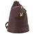 LOEWE Rucksack Leder Bordeaux Goldfarben Auth ep15823