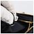 Borsa a mano Miu Miu Vittello Shine in pelle 2way Nero Tono Oro Auth 199341V - vista 12