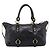 Borsa a mano Miu Miu Vittello Shine in pelle 2way Nero Tono Oro Auth 199341V - vista 2