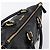 Borsa a mano Miu Miu Vittello Shine in pelle 2way Nero Tono Oro Auth 199341V - vista 6