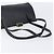 Borsa Salvatore Ferragamo in pelle nera e oro autentica bs36950 Nero D'oro - vista 7