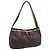 Borsa a tracolla Miu Miu in pelle marrone argento Auth 201975