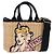 PRADA Wicker Canapa Hand Bag Rattan 2way Beige Gold 1BG835 Auth 198609SAM Golden