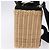 PRADA Wicker Canapa Hand Bag Rattan 2way Beige Gold 1BG835 Auth 198609SAM Golden - view 4