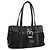 Borsa a tracolla PRADA Nylon Nero Argento Auth 199517V