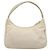 PRADA Accessory Pouch Nylon Beige Silver Auth 202088 Silvery - view 2