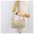 PRADA Accessory Pouch Nylon Beige Silver Auth 202088 Silvery - view 23