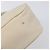PRADA Accessory Pouch Nylon Beige Silver Auth 202088 Silvery - view 6