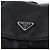 Zaino PRADA in pelle nero e argento 1BZ677 Auth 198608V - vista 20