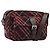 Borsa a tracolla BURBERRY Nova Check Blue Label Nylon Bordeaux Silver Auth am12529A Argento Bordò