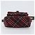 Borsa a tracolla BURBERRY Nova Check Blue Label Nylon Bordeaux Silver Auth am12529A Argento Bordò - vista 5
