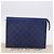 Borsa LOUIS VUITTON Tiger Lama Pochette Voyager MM Cobalt Blue M30423 Auth 199872M - vista 12