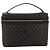 Céline Borsa a mano porta trucchi CELINE Macadam Canvas PVC Pelle Nero Oro Auth 199395 D'oro - vista 13