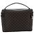 Céline Borsa a mano porta trucchi CELINE Macadam Canvas PVC Pelle Nero Oro Auth 199395 D'oro - vista 2