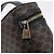 Céline Borsa a mano porta trucchi CELINE Macadam Canvas PVC Pelle Nero Oro Auth 199395 D'oro - vista 9