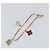 LOUIS VUITTON Brassless Sweet Monogram metallo tono oro M65591 LV Auth ar14153M - vista 10