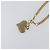 LOUIS VUITTON Brassless Sweet Monogram metallo tono oro M65591 LV Auth ar14153M - vista 11