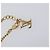LOUIS VUITTON Brassless Sweet Monogram metallo tono oro M65591 LV Auth ar14153M - vista 17