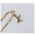 LOUIS VUITTON Brassless Sweet Monogram metallo tono oro M65591 LV Auth ar14153M - vista 8