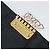 Saffiano PRADA Key Case Safiano Leather Navy Gold Auth bs36879 Golden Navy blue - view 9