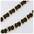 Cintura a catena CHANEL Metallo 29.1'' Nero Oro CC Auth bs36890V D'oro - vista 10