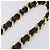 Cintura a catena CHANEL Metallo 29.1'' Nero Oro CC Auth bs36890V D'oro - vista 11