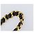 Cintura a catena CHANEL Metallo 29.1'' Nero Oro CC Auth bs36890V D'oro - vista 12