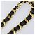 Cintura a catena CHANEL Metallo 29.1'' Nero Oro CC Auth bs36890V D'oro - vista 5