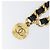 Cintura a catena CHANEL Metallo 29.1'' Nero Oro CC Auth bs36890V D'oro - vista 8