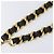 Cintura a catena CHANEL Metallo 29.1'' Nero Oro CC Auth bs36890V D'oro - vista 9