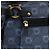 Borsa Tote Salvatore Ferragamo Gancini Canvas Navy Gold Auth 200061A D'oro Blu navy - vista 17