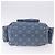 Borsa Tote Salvatore Ferragamo Gancini Canvas Navy Gold Auth 200061A D'oro Blu navy - vista 5